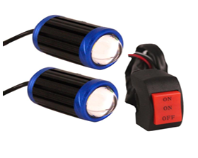 faro lupa con switch