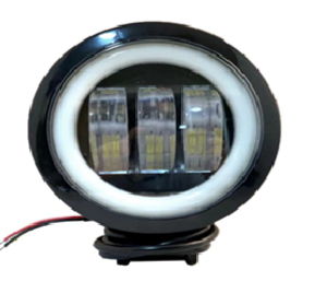 faro auxiliar tipo harley redondo (3leds)