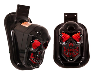 calavera tipo chopper negro
